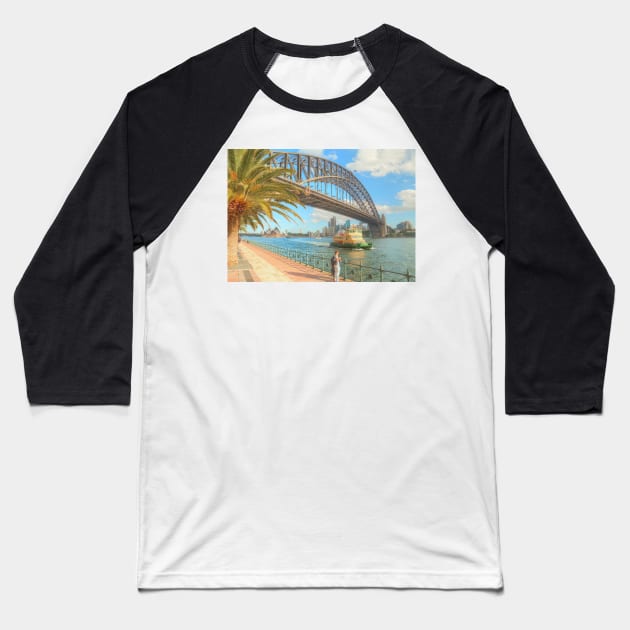 Our Beautiful Harbour Baseball T-Shirt by Michaelm43